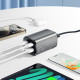 Мережевий зарядний пристрій Essager Collection 67W GaN (2xUSB-A, 2xUSB-C) Black (ECT2AC-JYB0G-Z)