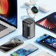 Мережевий зарядний пристрій Essager Collection 67W GaN (2xUSB-A, 2xUSB-C) Black (ECT2AC-JYB0G-Z)