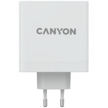 Мережевий зарядний пристрій Canyon H-140-01 GaN PD 140W QC 3.0 30W White (CND-CHA140W01)