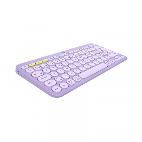 Клавіатура бездротова Logitech K380 Multi-Device Bluetooth Lavender Lemonade (920-011166)