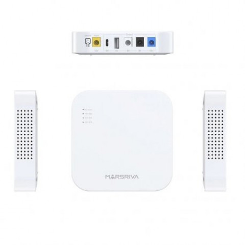Джерело безперебійного живлення MARSRIVA KP4 10000mAh 18W 12/12/9/5V White (KP4)