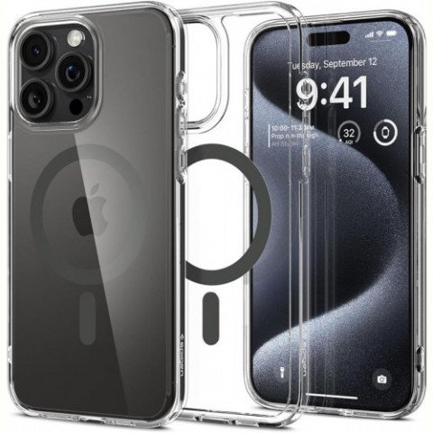 Чохол-накладка Spigen Ultra Hybrid MagFit для Apple iPhone 15 Pro Graphite (ACS06716)