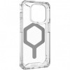 Чохол-накладка Urban Armor Gear Plyo Magsafe для Apple iPhone 15 Pro Ice/Silver (114286114333)
