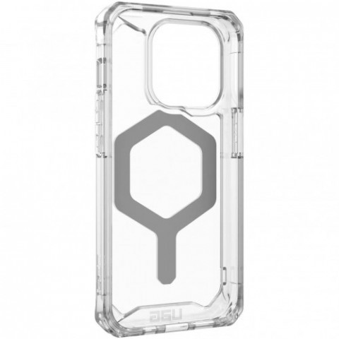 Чохол-накладка Urban Armor Gear Plyo Magsafe для Apple iPhone 15 Pro Ice/Silver (114286114333)
