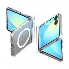Чохол Spigen Ultra Hybrid Pro MagSafe для Samsung Galaxy Flip 7 Clear White (ACS09559)