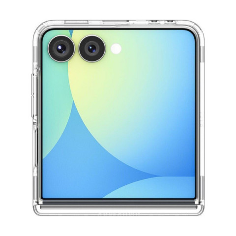 Чохол Spigen Ultra Hybrid Pro MagSafe для Samsung Galaxy Flip 7 Clear White (ACS09559)