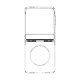 Чохол Spigen Ultra Hybrid Pro MagSafe для Samsung Galaxy Flip 7 Clear White (ACS09559)