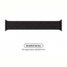 Ремінець Armorstandart Braided Solo Loop для Apple Watch 38mm/40mm/41mm Black Unity Size 4 (132 mm) (ARM64895)