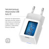 Мережевий зарядний пристрій ColorWay GaN Mini 30W PD Port PPS USB-C White (CW-CHS054PDC-WT) + кабель USB Type-C