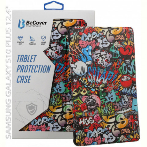 Чохол-книжка BeCover Smart Case для Samsung Galaxy Tab S10 Plus SM-X820/SM-X826 Graffiti (712243)
