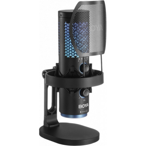 Бездротовий конденсаторний мікрофон BOYA K5-02 RGB Black Купити в Україні