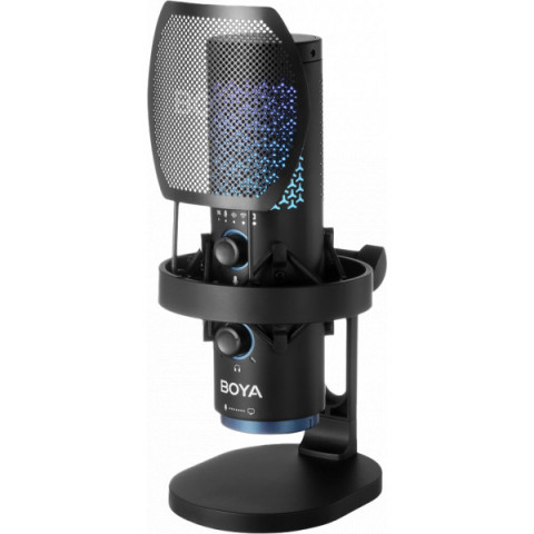 Бездротовий конденсаторний мікрофон BOYA K5-02 RGB Black Купити в Україні