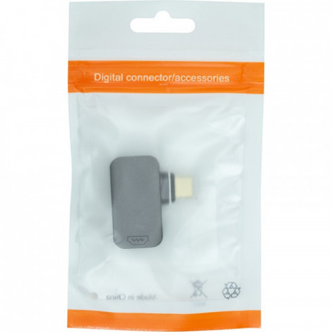 Адаптер PowerPlant USB Type-C - HDMI (M/F) Black (CA914302)