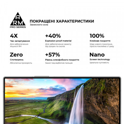 Захисне скло ArmorStandart Pro на зовнішній дисплей для Samsung Fold 6 (ARM88011)