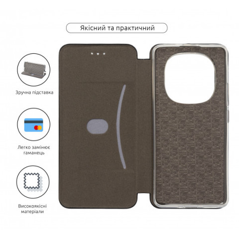 Чохол-книжка ArmorStandart G-Case для Xiaomi Redmi Note 14 Pro 5G / Poco X7 Black (ARM79790)