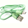 Кабель Dengos USB-USB Type-C 1м Mint (PLS-TC-IND-SOFT-MINT)