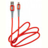 Кабель Dengos USB-microUSB 1м Red (NTK-M-LP-RED)