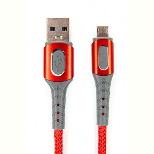 Кабель Dengos USB-microUSB 1м Red (NTK-M-LP-RED)