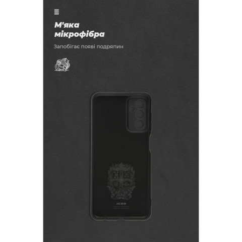 Чохол ArmorStandart ICON для Samsung M13 4G (M135) Camera cover Black (ARM63224)