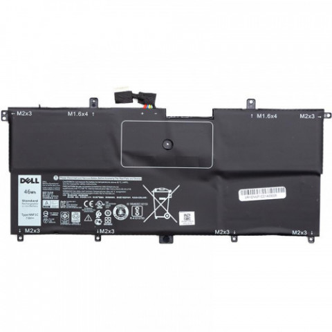 АКБ PowerPlant для ноутбука Dell XPS 13 9365 (NNF1C) 7.6V 46Wh (NB441174)