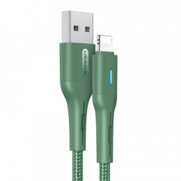 Кабель Usams US-SJ424 USB - Lightning, 0.6 м, Green (SJ424USB03)