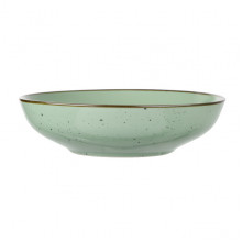 Тарілка супова Ardesto Bagheria Pastel green, 20см, кераміка, зелений