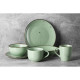 Тарілка супова Ardesto Bagheria Pastel green, 20см, кераміка, зелений