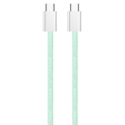 Кабель ColorWay USB Type-C + USB Type-C (M/M), 3.0 А, 1 м, Green (CW-CBPDCC061-G)