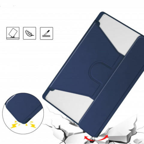 Чохол з бездротовою клавіатурою BeCover 360° Rotatable для Samsung Galaxy Tab S6 Lite 10.4 SM-P620/SM-P625/SM-P627 Deep Blue (712588)