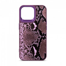 Чохол Harder Genuine Snake для Apple iPhone 14 Pro Max Dark Purple (ARM76791)