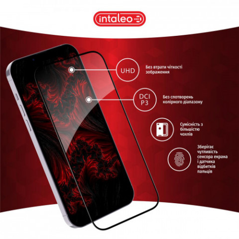 Захисне скло Intaleo Full Glue для Realme C75 Black (1283126608186)