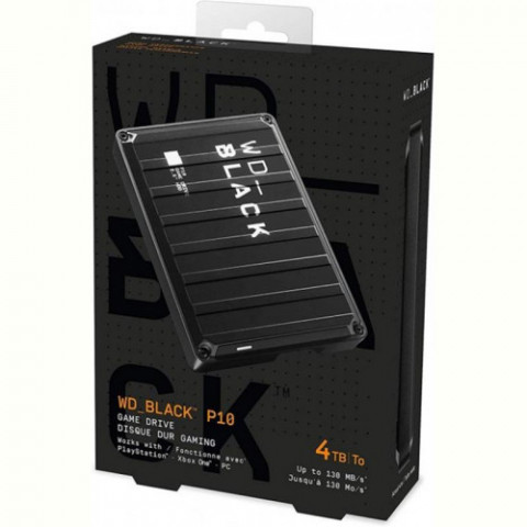 Зовнішній жорсткий диск 2.5" USB 4.0TB WD P10 Game Drive (WDBA3A0040BBK-WESN)