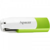 Флеш-накопичувач USB 16GB Apacer AH335 White/Green (AP16GAH335G-1)