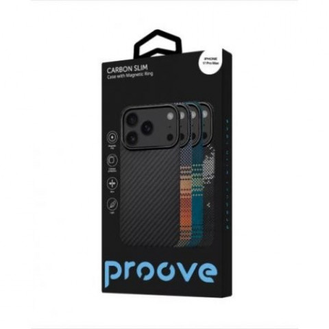 Чохол Proove Carbon Slim MagSafe для iPhone 17 Pro Max Sunflare (PCCSIP17PM58)