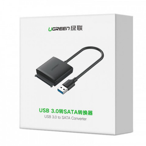 Адаптер Ugreen CM257 USB-С-1xSATA Black (60561)