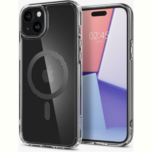 Чохол-накладка Spigen Ultra Hybrid MagFit для Apple iPhone 15 Carbon Fiber (ACS06805)