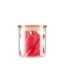 Банка для зберігання Ardesto Fresh 700мл, скло, пластик, прозорий