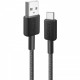 Кабель Anker 322 USB-A - USB-C, 0.9 м, Black (A81H5G11)