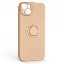 Чохол ArmorStandart Icon Ring для Apple iPhone 14 Plus Pink Sand (ARM68699)