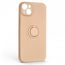 Чохол ArmorStandart Icon Ring для Apple iPhone 14 Plus Pink Sand (ARM68699)