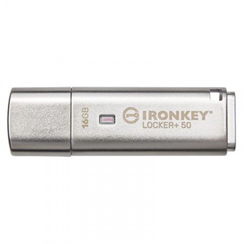 Флеш-накопичувач USB3.2 16GB Kingston IronKey Locker+ 50 (IKLP50/16GB)