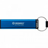 Флеш-накопичувач USB3.2 128GB Kingston IronKey Keypad 200 Type-C Blue (IKKP200C/128GB)