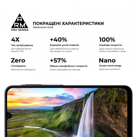 Захисне скло ArmorStandart Pro для Samsung A16 4G (A165) (ARM80171)