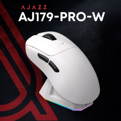 Миша бездротова Ajazz AJ179Pro White (AJ179-PRO-W)