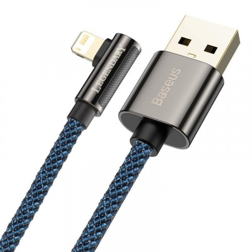 Кабель Baseus Legend Series Elbow USB-Lightning, 1м, Blue (CACS000003)