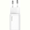 Мережевий зарядний пристрій Baseus Super Si Quick Charger 1C (1USB-C) 25W White (CCSP020102)