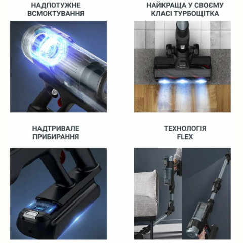 Акумуляторний пилосос Rowenta X-Force Flex 16.60 Animal RH9C71E0