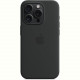 Чохол-накладка Apple Silicone Case with MagSafe для Apple iPhone 15 Pro Black (MT1A3)