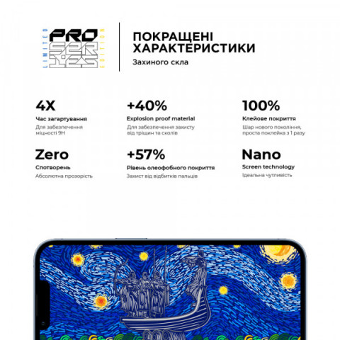 Набір захисних стекол ArmorStandart Pro 3D LE для Apple iPhone 14 Plus/13 Pro Max Black 3 шт (ARM77600)