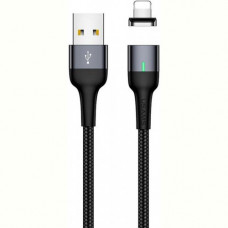 Кабель Usams US-SJ326 USB - Lightning, магнітний, 1 м, Tarnish (SJ326USB01)